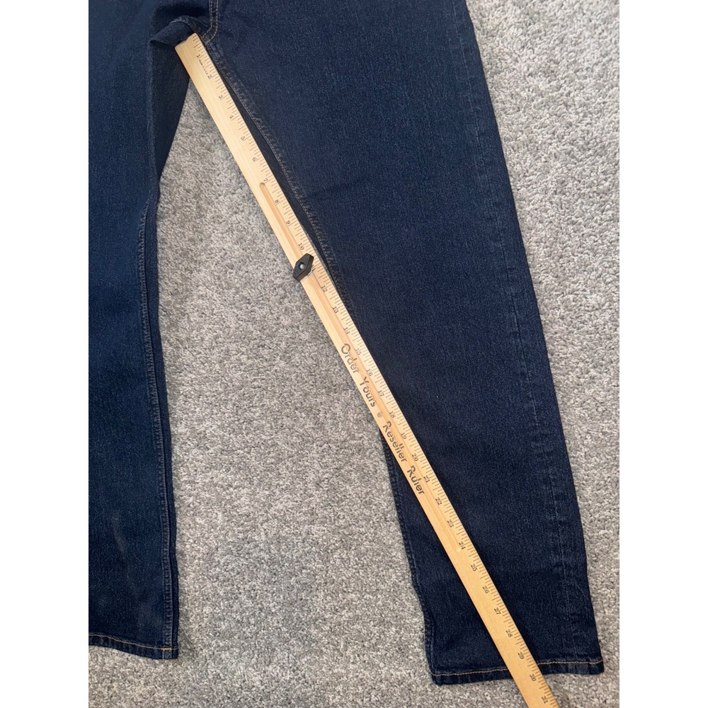 Volcom Vorta Slim Straight Stretch Denim Jeans Blue Mens Size 32x30 NEW - Picture 7 of 10